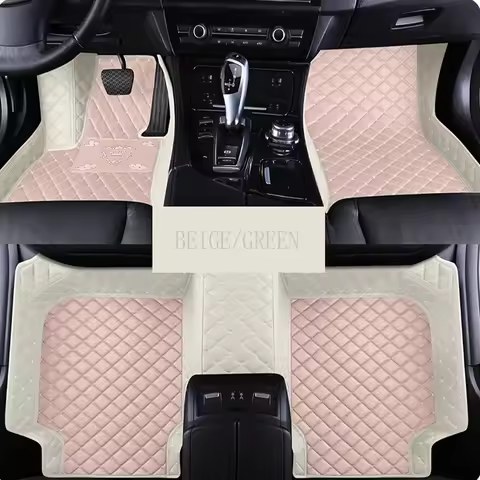 3D PU-leather Waterproof Custom Car Floor Mats For BMW 3er E46 1997-2004 Years 318-330 Auto Coche Ac