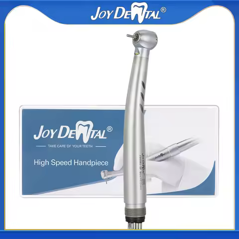 JD008A1-SP JOY DENTAL High Speed Handpiece E-generator LED Light Ceramic Bearing Push Button 4 Water