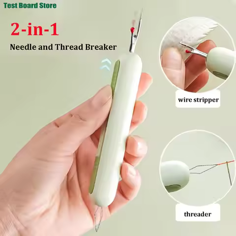 1PCS Novice 2-in-1 Needle and Thread Breaker, Elderly Special Home Sewing Thread Breaker