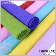 LAYOR1 Crepe Paper, DIY Handmade flowers Flower Wrapping Bouquet Paper, Thickened wrinkled paper Production material paper Wrapping Paper