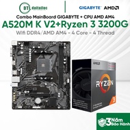 GIGABYTE A520M K V2 MainBoard Combo (AMD AM4) + AMD AM4 Ryzen 3 3200G CPU | Genuine Genuine |