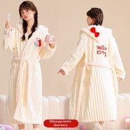Hello Kitty | เสื้อคลุมผ้าฟลานเนลยาว แห้งไว