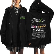 SKZ Hoodies Straykids Tour Inspired Zip Up Hoodie Felix Jisung Hyunjin Minho Bangchan Changbin Skzoo