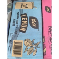 24PC YEOS LEMON DRINK BOX. LEMON TEA DRINK. LEMON TEA DRINK. YEOS LEMON TEA DRINK.