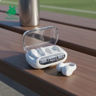 [Kesoto] Auricular Clip Wireless Earbuds Tap Control Air Conduction Headphones for Gym
