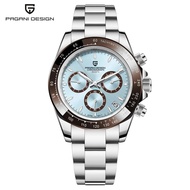 [HOT] เทคทรอปิก ‌   2025 นาฬิกาควอตซ์หรูหรา PAGANI DESIGN สีช็อกโกแลต PD1644 สำหรับผู้ชาย นาฬิกาข้อม