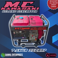 M.C. Kawasaki Welding generator 7.5kva 350Amp
