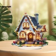 MO  2d House Decoration Acrylic House Decor Farmhouse Wedding Party Table Sign for Valentine's Day H