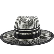 【CC】 stripe Panama Hat Hats Men Beach Fashion UV Protection Cap Chapeu Feminino 2022