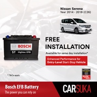 Bosch EFB Battery S95L / 105D26L for Nissan Serena C26 (12-months warranty)