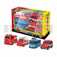 🎉現貨🎉可超取🇰🇷韓國境內版 小巴士 tayo 朋友們 消防 4件組 消防車 救護車 救火 套組 9 玩具遊戲組