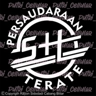 Cutting stiker tulisan Persaudaraan SH Terate
