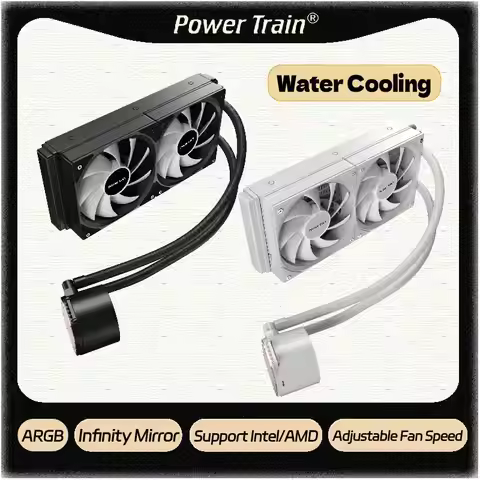 Power train Ice Cube DL-240 Water Cooling Radiator 120mmARGB Fan Water Cooler Intel LGA 1700 20XX 12