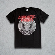 Agnostic Front T-Shirt - Against All Eagle unisex Thick Combed 24s Cotton Material