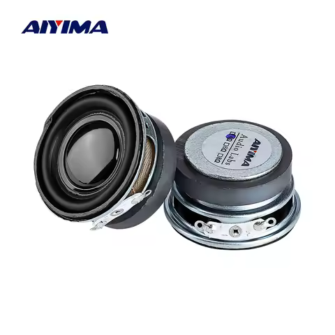 AIYIMA 2Pcs 1.5Inch Audio Portable Speakers 4Ohm 3W Full Range Speaker DIY Stereo Home Theater Woofe