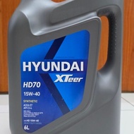 Hyundai Xteer HD70 15W40 Synthetic ACEA E7 API CI-4 6 liter