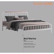 [ Ready] Ranjang Besi Tempat Tidur Marina Bed 160 X 200 / No. 2 (Tanpa