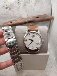 Tissot 獨特錶盤 瑞士機芯 天梭 經典 藍寶石玻璃 全新真皮錶帶 男錶 二手 正品 愛錶領養小舖