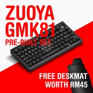 [FREE DESKMAT] Zuoya GMK81 Full Set | Tactile/Linear WOB/BOW Thocky Hotswap 75% Keyboard Kit