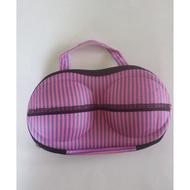 Portable Underwear Bag Box Shape Rigid Stand Zip Around Size 12 × 7 Inches