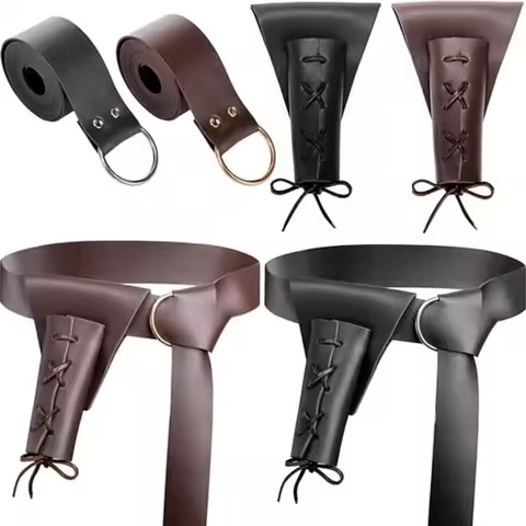 1/2Pcs Medieval Sword Belt Frog,Viking Belt,Sword Holster Pirate Accessorie,Renaissance Accessories 