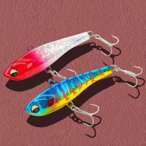 New Jumprize Chata Bee 68 Rattlin VIB Vibration Fishing Lure 68/85mm Sinking Wobblers Ice Fishing Ba