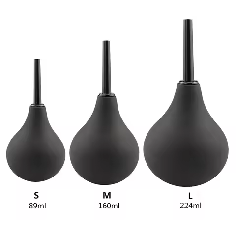 Enema Bulb Syringe Anal Cleaner Medical Rubber Enema Irrigator Female Vagina Anal Douche Cleaner for