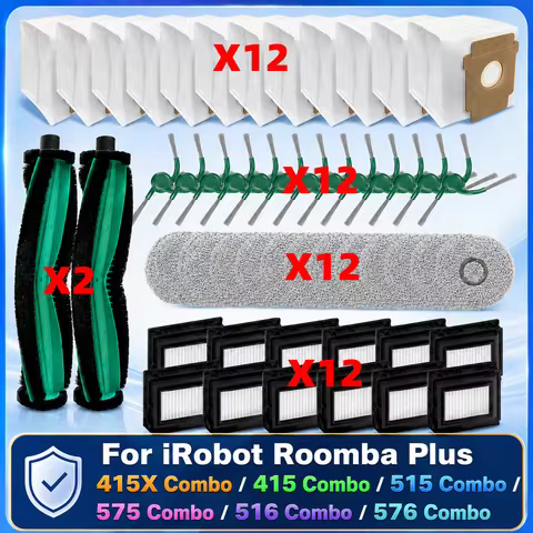 Fit for iRobot Roomba Plus 415X Combo/ 415 Combo/ 515 Combo/ 575 Combo/ 516 Combo/ 576 Combo Parts B
