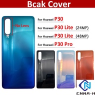 New For Huawei P30 Pro Lite Back Battery Cover Rear Glass Door Housing Case Battery Cover With Adhesive With LOGO