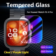 For Huawei Watch Fit 4 Fit4 Pro Ultra Clear / Anti Purple Light 2.5D Tempered Glass Film Screen Prot