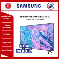 Samsung (Authorized Dealer) 65" Crystal UHD 4K Smart TV UA-65CU7000KXXM - Samsung Warranty Malaysia