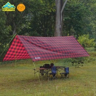 FLYSHEET TENDA WATERPROOF 20D NYLON PU 10000 3X4 METER MAROON TAHAN CUACA EXTREME FLYSEET TENDA EXTR