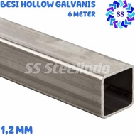 BESI HOLLOW GALVANIS 1,2MM 6 METER