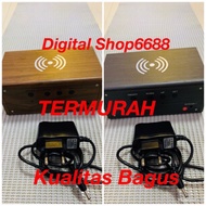 KAYU Led Wood Wireless Charger Alarm Clock, Bluetooth Speaker, Alarm, Clock, Wood Motif Temperature