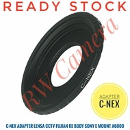 C-NEX Adapter CCTV Lens Fujian To Body Sony E mount A6000 Nex5 Converter Adapter Lens A7