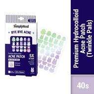 Simplyheal Twinkle Pals Day & Night Premium Hydrocolloid Acne Patch 40s