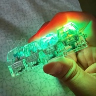 4 Keys Stress Relief Keyboard Keychain Fidget Relaxing DIY Keys Mechanical Keyboard rgb light Axis T