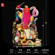 [Hoàn hảo]  Vương Thiên Quân Hương Long mộc điêu tượng Phật Vương Linh quan quân đô thiên đại linh q