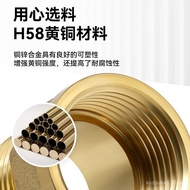 Double-ended copper connector with internal and external threads1/8Variable Diameter3/8Big and small