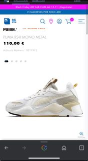 PUMA RS-X MONO METAL women 39