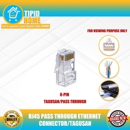 RJ45 PASS THROUGH ETHERNET CONNECTOR/TAGUSAN