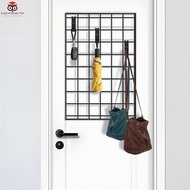 20 Pcs Metal Grid Wall Hanger Reinforced Metal Bend Resistant  Grid Wall Hook for Picture Hat SHOPSK