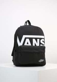 紐約站 Vans Logo Realm Backpack 後背包 背包 書包 運動 旅行 黑白 滑板