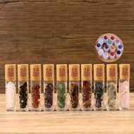 1 Set 10 Pieces 5ml 10ml Bamboo Roll-On Bottle Natural Jade Roll-On Head Essential Oil Sub-Packing B