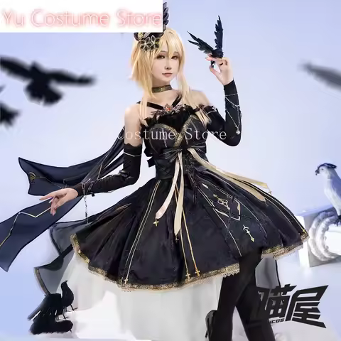 Yu Costume game Genshin Impact Lumine Cosplay New Skin Lost Abyss Dress Costume Lumine Doujin Comic 