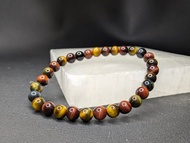 【訂製品】彩虎眼石 三色虎眼石 6-18mm 手串 天然水晶