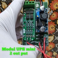 modul UPS mini 2 out 12v 10amper max dan variabel out 5v 7v 9v 12v 5a maxsimal