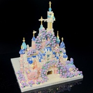 Disney Garden Princess Castle Compatible Lego Girl Building Blocks Mori Girl High Difficulty Large Assembled Toy Gift