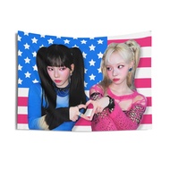 AESPA Winter Karina Background Cloth Décor Wall Tapestry Polyester Digital Print Hàn Quốc Phong Cách