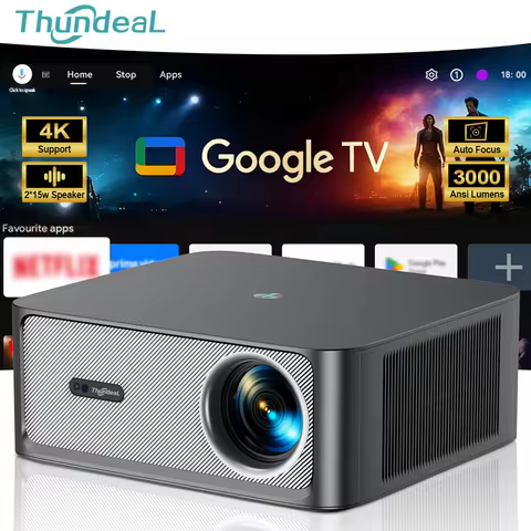 ThundeaL TD98Pro Official Licensed Google Android TV ATV GTV 4K Full HD Projector TD98 Pro Home Cine